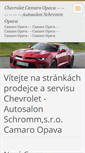 Mobile Screenshot of chevycamaro.cz